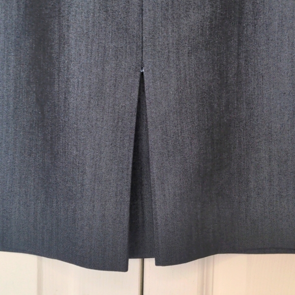 Grey Blue Pencil Skirt by Anne Klein - Picture 6 of 7